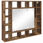 vidaXL Armoire Miroir Bois ancien 91 x 15 x 76.5 cm Bois d'ingénierie