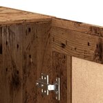 vidaXL Armoire murale vieux bois 69 5x34x90 cm bois d'ingénierie