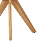 vidaXL Table de Bistrot de Jardin Ø70x75 cm en Bois Massif de Teck