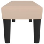 Banc banquette cappuccino 100 x 30 x 30 cm synthétique 02_0010678