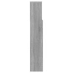 vidaXL Armoire de tête de lit Sonoma gris 140x19x103 5 cm