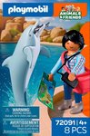72091 Zoo : Dauphin et visiteur