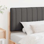 vidaXL Tête de lit capitonnée Brun et gris foncé 100 cm Pin massif