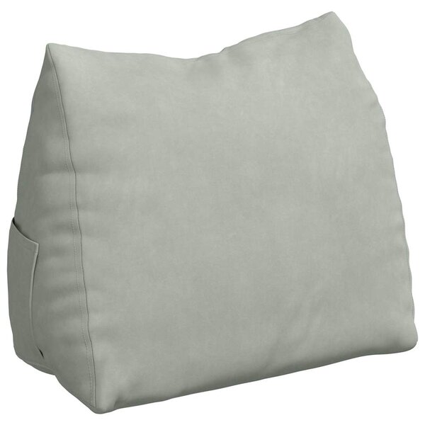 vidaXL Coussin de Dos Gris clair 60 x 20 x 50 cm