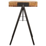 vidaXL Table à écrire Bois de manguier massif 118 x 50 x 75 cm