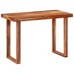vidaXL Table à dîner 110x50x76 cm Bois d'acacia solide