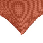 vidaXL Coussins de canapé 2 Pièces Rouge orange 80 x 80 cm