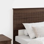 vidaXL Tête de lit Chêne brun 80 cm Bois d'ingénierie