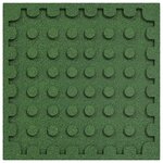 vidaXL Dalles de Protection Anti-Chute 18 Pièces Vert 50 x 50 cm