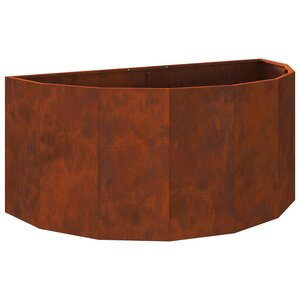 vidaXL Jardinière Rouillé 120 x 60 x 50 cm