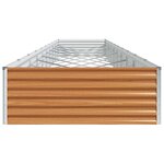 vidaXL Jardinière surélevée 970 x 100 x 36 cm Acier galvanisé