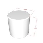 Lit MOON vert 140x200 - Coffre + 2 poufs
