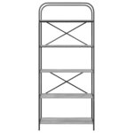 vidaXL Étagère Sonoma gris 80 x 30 x 183 cm Bois d'ingénierie