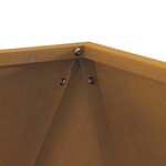 vidaXL Jardinière Rouillé 40 x 40 x 40 cm