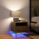 vidaXL Meuble de Chevet 2 Pièces chêne artisanal 40 x 39 x 37 cm