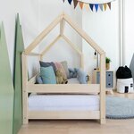 Lit cabane enfant TERY 140 x 200 blanc