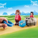Playmobil 1.2.3 - 70406 - wagon chien