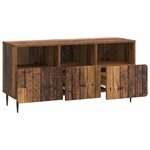 vidaXL Meuble TV Bois ancien 102 x 34 5 x 50 cm Bois d'ingénierie