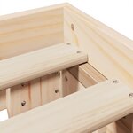 vidaXL Cadre de lit sans matelas 120x200 cm bois de pin massif