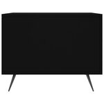 vidaXL Table basse Noir 50x50x40 cm Bois d'ingénierie