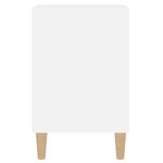 vidaXL Meuble TV Blanc 100x35x55 cm Bois d'ingénierie