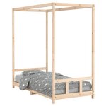 vidaXL Cadre de lit pour enfant 90x190 cm Bois de pin massif