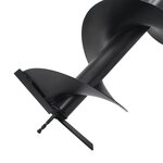 vidaXL Jeu de perceuse de sol à tarière Acier