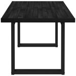 vidaXL Table de salle à manger / Table de repas NOAIN 160 cm