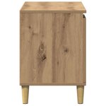 vidaXL Meuble TV chêne artisanal 102x35x50 cm bois d'ingénierie