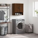 vidaXL Armoire murale chêne marron 60x31x70 cm bois d'ingénierie