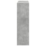vidaXL Bibliothèque/Séparateur de pièce gris béton 100x33x115 cm