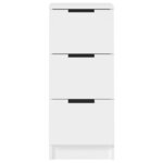 vidaXL Buffets 2 Pièces blanc 30x30x70 cm bois d'ingénierie