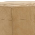 vidaXL Repose-pied Marron 70x55x41 cm Velours