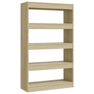 vidaXL Bibliothèque/Séparateur de pièce Chêne sonoma bois d'ingénierie