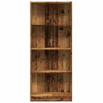 vidaXL Bibliothèque vieux bois 60x24x143 cm bois d'ingénierie