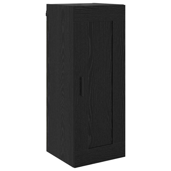 vidaXL Meuble mural Chêne noir 34 5 x 34 x 90 cm Bois d'ingénierie
