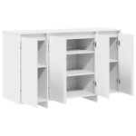 vidaXL Buffet Blanc 120 x 41 x 75 cm Bois d'ingénierie