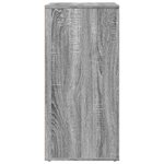 vidaXL Buffets 2 Pièces sonoma gris 79x38x80 cm bois d'ingénierie
