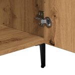 vidaXL Buffet chêne artisanal 90x34x80 cm bois d'ingénierie