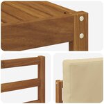 vidaXL Ensemble de canapés d'extérieur 10 pc Naturel et Beige