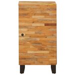 vidaXL Meuble d'appoint Marron 40 x 33 x 75 cm Bois de mangue massif