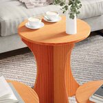 vidaXL Table basse 3 Pièces Brun cire