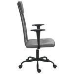 Chaise fauteuil siège de bureau informatique étude réglable en hauteur gris 02_0024065