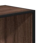 vidaXL Bibliothèque chêne marron 80 5x35x76 cm bois d'ingénierie
