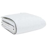 vidaXL Duvet d'hiver Blanc 135 x 220 cm Plume