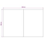 vidaXL Toile de rechange pour auvent Rouge bordeaux 600 × 350 cm