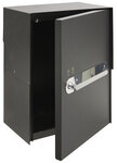 Boîte à colis en acier  Bigpack EP2004 pour colis  42 x 30 x 19 cm  Noir