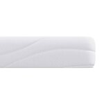vidaXL Matelas Blanc 120 x 200 cm Tissu jacquard