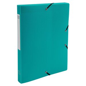 Boite De Classement Exabox Dos 25mm Polypropylène 7/10e Opak - A4 - Vert Foncé - X 8 - Exacompta