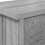 vidaXL Porte-manteau mural avec étagère Sonoma gris 80 x 20 x 30 cm